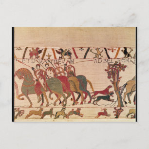 Cartão Postal A Cara Conde de Ponthieu leva Harold, seu