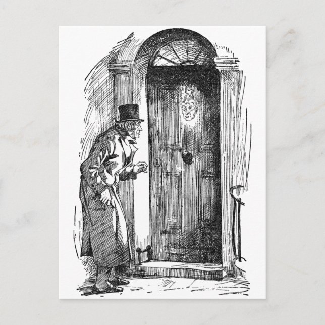 Cartão Postal A cara de Marley (Frente)