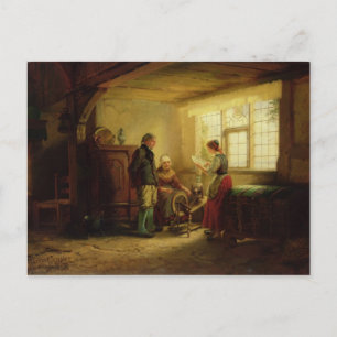 Cartão Postal A Carta, 1869