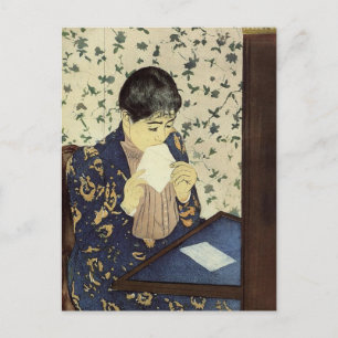 Cartão Postal A carta de Mary Cassatt