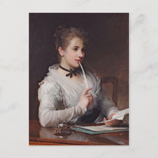 Cartão Postal A Carta do Amor (Frente)