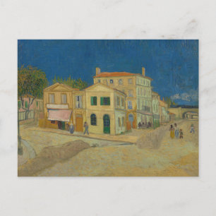 Cartão Postal A Casa Amarela por Vincent Van Gogh