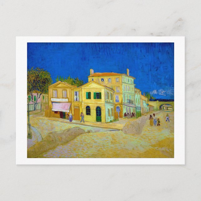 Cartão Postal A Casa Amarela, Van Gogh (Frente)