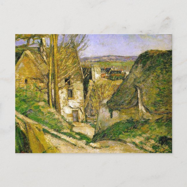 Cartão Postal A casa do homem enforcado por Paul Cezanne (Frente)