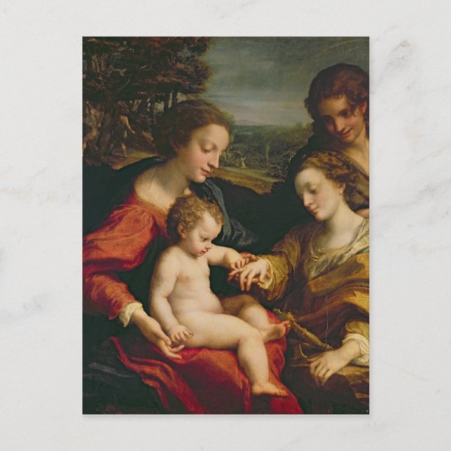 Cartão Postal A Casamento Mística da Rua. (Frente)