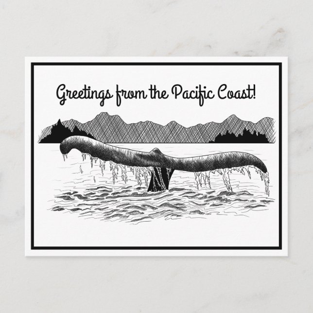 Cartão Postal A Cauda da Baleia (Frente)