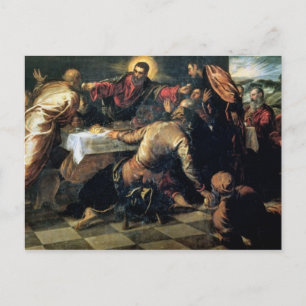 Cartão Postal A Ceia em Emaús (óleo na canvas)