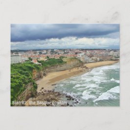 Cartão Postal A cidade de Biarritz - Uma visão panorâmica