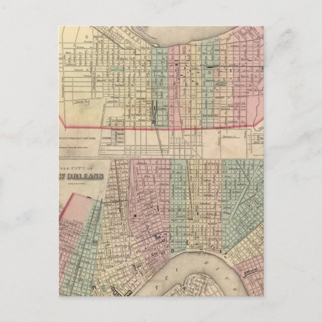 Cartão Postal A cidade de Louisville, Kentucky (Frente)