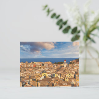 Cartão Postal A cidade velha de Corfu, Grécia