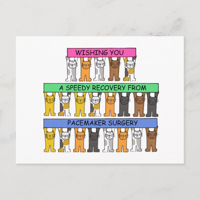 Cartão Postal A Cirurgia Do Pacemaker Vai Bem Em Breve (Frente)
