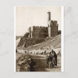 Cartão Postal A Citadela de David em Jerusalém