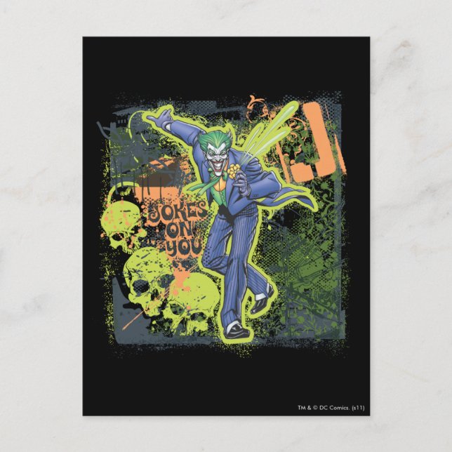 Cartão Postal A Colagem do Joker (Frente)