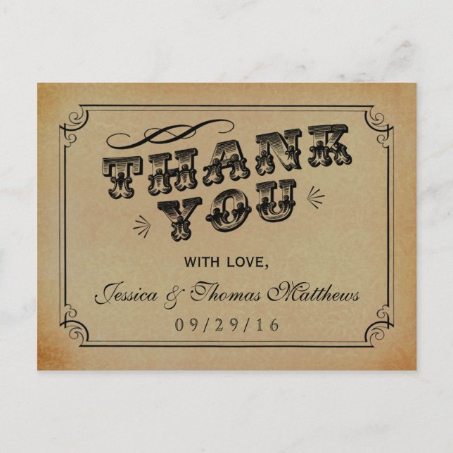 Cartão Postal A Coleção de Casamento Steampunk Vitoriana (Frente)