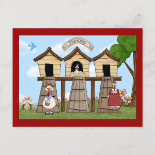 Cartão Postal A colher de frango