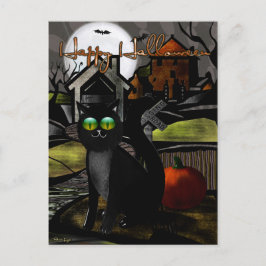 Cartão Postal A Colinas Assombrada Art HALLOWEEN