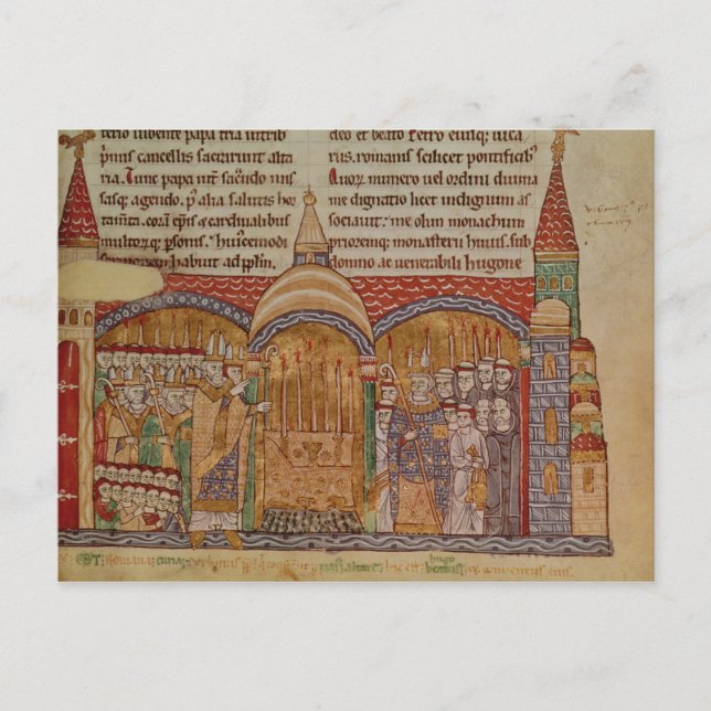 Cartão Postal A condenação da Igreja no Cluny (Frente)