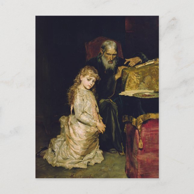 Cartão Postal A Confissão (Frente)