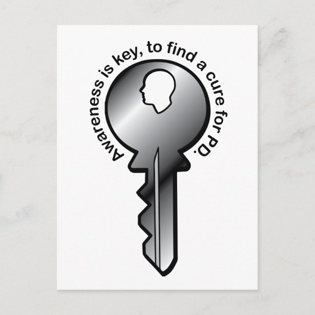 Cartão Postal A consciência de Parkinson é fundamental (Frente)