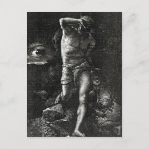 Cartão Postal A Consciência ou, O Olho Observando Cain