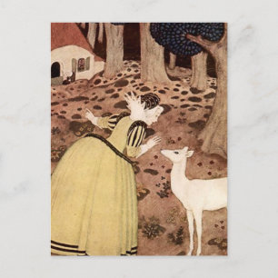 Cartão Postal “A Corça” por Edmund Dulac