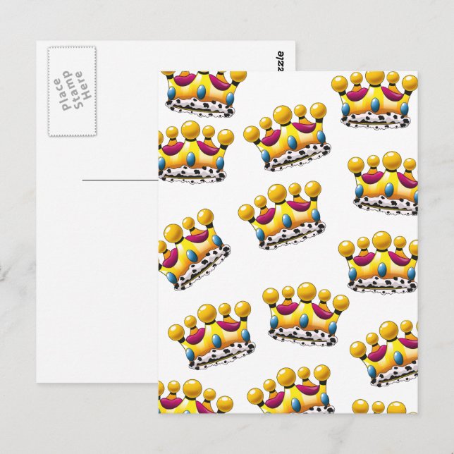 Cartão Postal A Coroa do Rei (Frente/Verso)