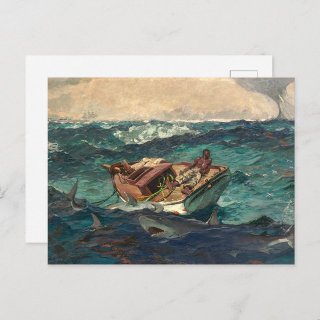 Cartão Postal A Corrente do Golfo | Winslow Homer | (Frente/Verso)