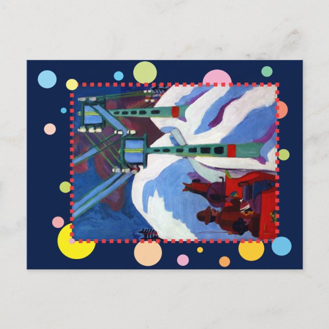 Cartão Postal A Corrida de Leigh de Ernst Ludwig Kirchner (Frente)