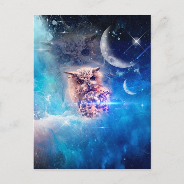 Cartão Postal A coruja (Frente)