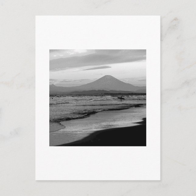 Cartão Postal A Costa de Shonan: Japão (Frente)