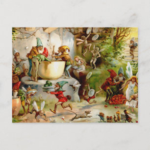 Cartão Postal A Cozinha dos Gnomos – 1895