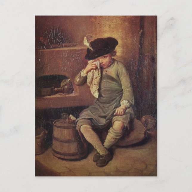 Cartão Postal A Criança Penitente (Frente)