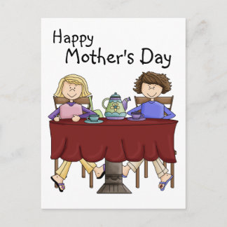 Cartão Postal A cup of tea for my Mom - Customized