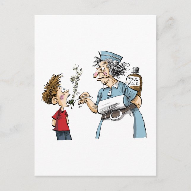 Cartão Postal A Cura Maldita! (Frente)