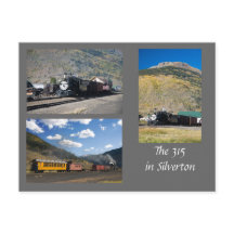 A D&RG 315 restaurada em Silverton