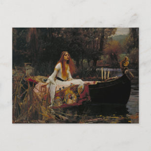 Cartão Postal A Dama de Shalott: Uma História de Fantasma Céltic