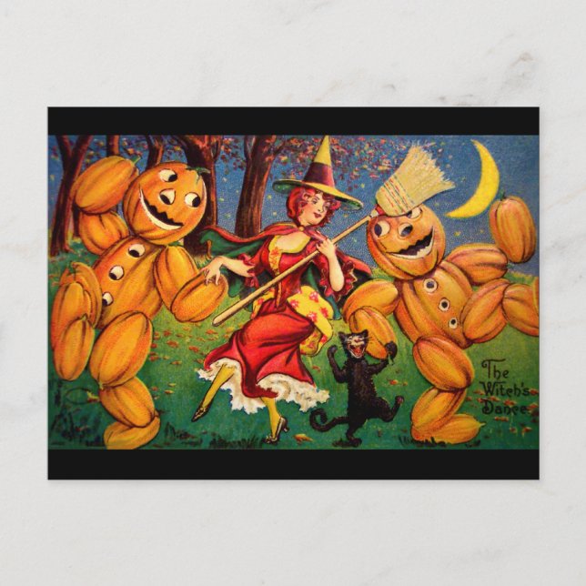 Cartão Postal A dança da bruxa (Frente)