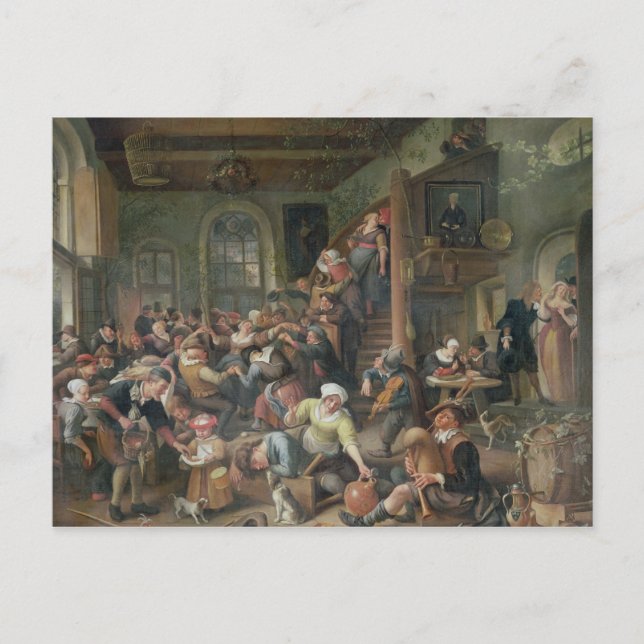 Cartão Postal A Dança De Ovos (Frente)