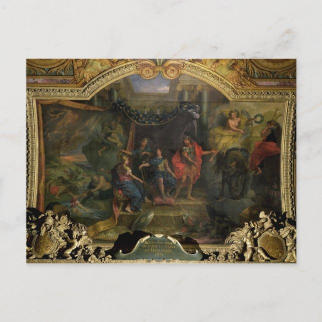 Cartão Postal A decisão de fazer guerra aos holandeses (Frente)