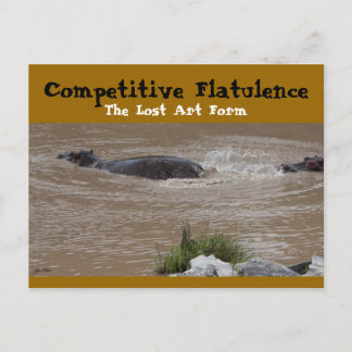 Cartão Postal A Defesa Flatulenta