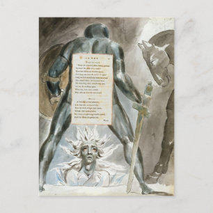 Cartão Postal 'A descida de Odin', design 81 de 'Os Poemas o