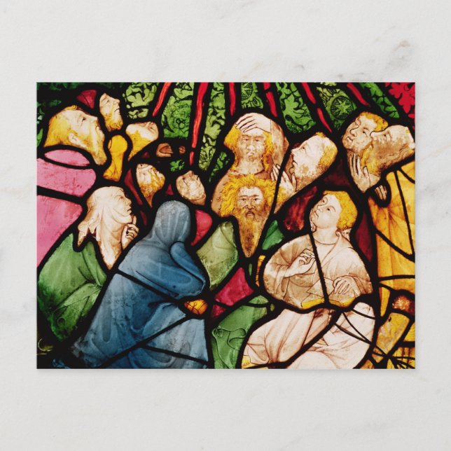 Cartão Postal A descida do Espírito Santo, c.1400 (Frente)