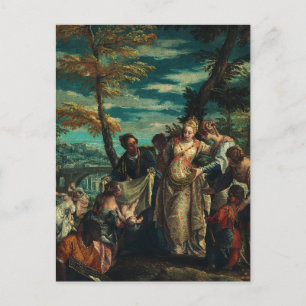 Cartão Postal A Descoberta de Moisés por Veronese Arte Fina
