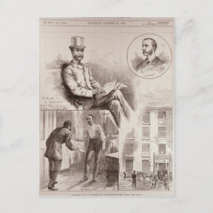 Cartão Postal A detenção do Sr. C.S. Parnell, MP