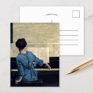 Cartão Postal A Dissertação Principal   William Merritt Chase