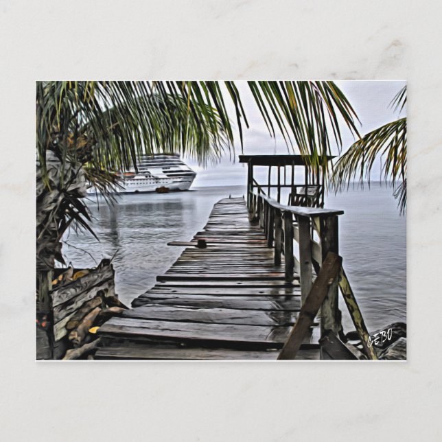 Cartão Postal A doca mais relaxante (Frente)