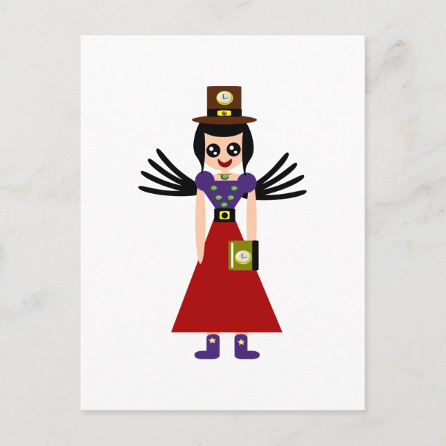 Cartão Postal A Duquesa Ligeiramente Inalcançável do Tempo (Frente)