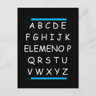 Cartão Postal A Engraçada Gramática Sarcástica do ABC