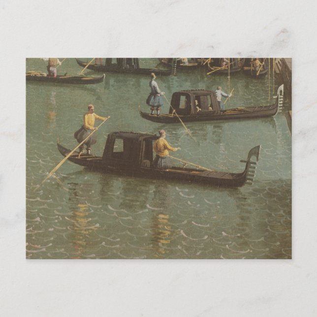 Cartão Postal A Entrada do Grande Canal (Frente)