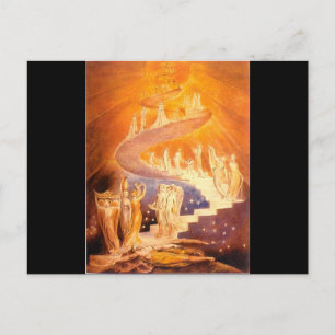 Cartão Postal A Escada do Jacob de William Blake